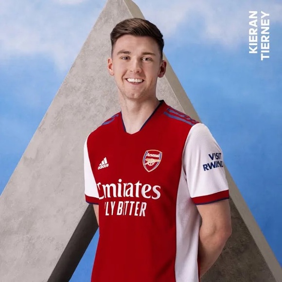 🏴󠁧󠁢󠁥󠁮󠁧󠁿NWT [S] adidas Arsenal 2021-22 Home Jersey; - Picture 3 of 6